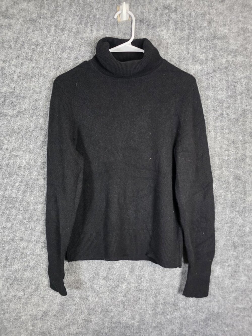 Banana Republic Sweater Womens Large 100% Cashmere Turtleneck Pullover Lint